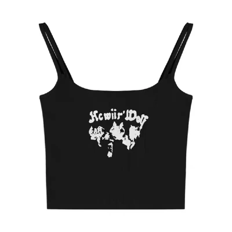 【Subscription】Women's Cropped Printed Cami Top