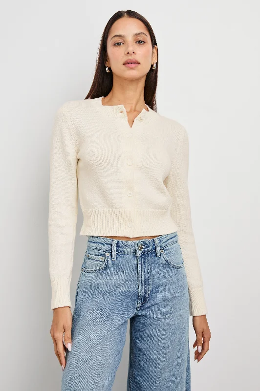 NORAH CARDIGAN - IVORY