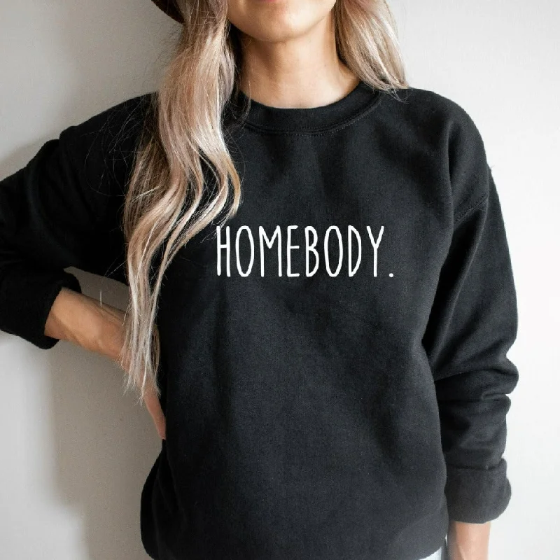 Homebody Crewneck Sweatshirt, Funny Sweater, Unisex Homebody Indoorsy Shirt