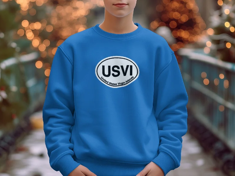 USVI Youth Sweatshirts for Island Hopping and Family Adventures