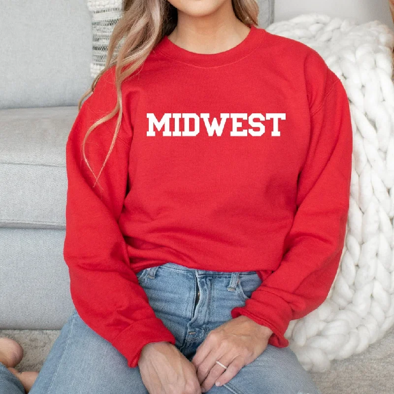 Midwest Crewneck Sweatshirt, Cute Preppy Sweatshirt, America's Heartland Shirt