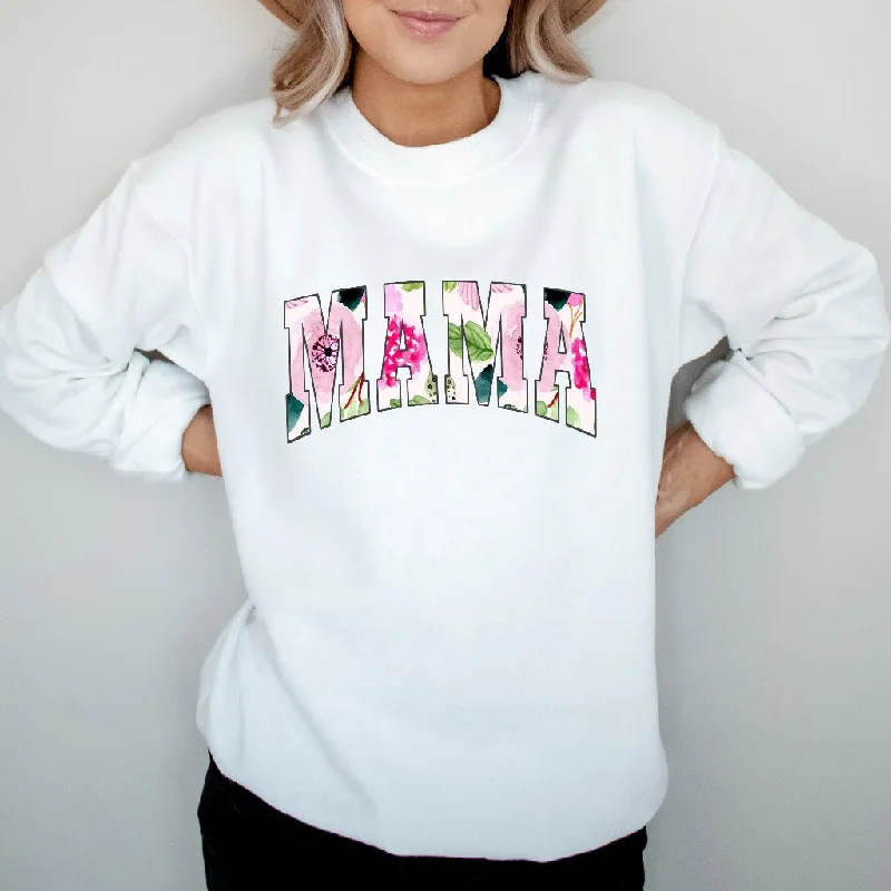 Floral Mama Sweatshirt, Coquette Aesthetic Mama Crewneck, Mother's Day Gift, Gift for New Mom