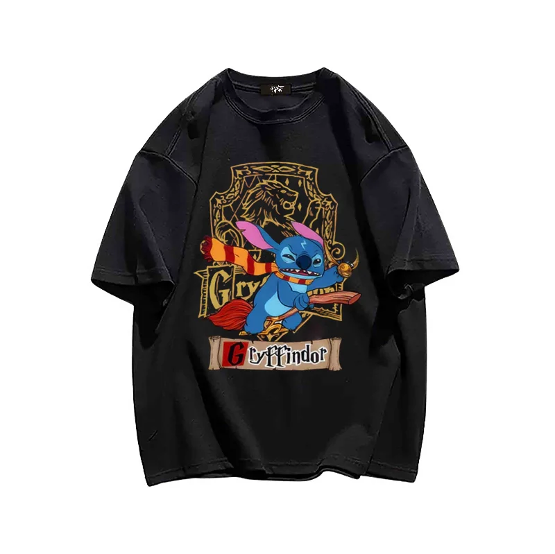 "Cartoon riding a broom" T-shirt