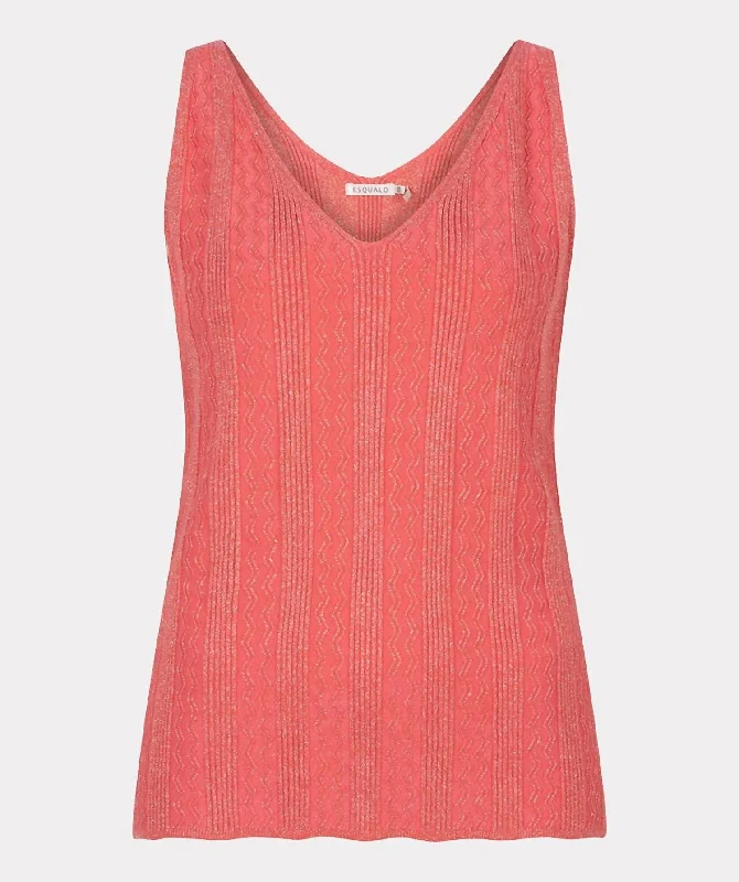 Women's Ready For Summer Tank In Peach