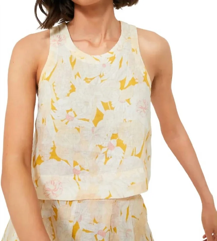 Esther Tank In Honey Flora