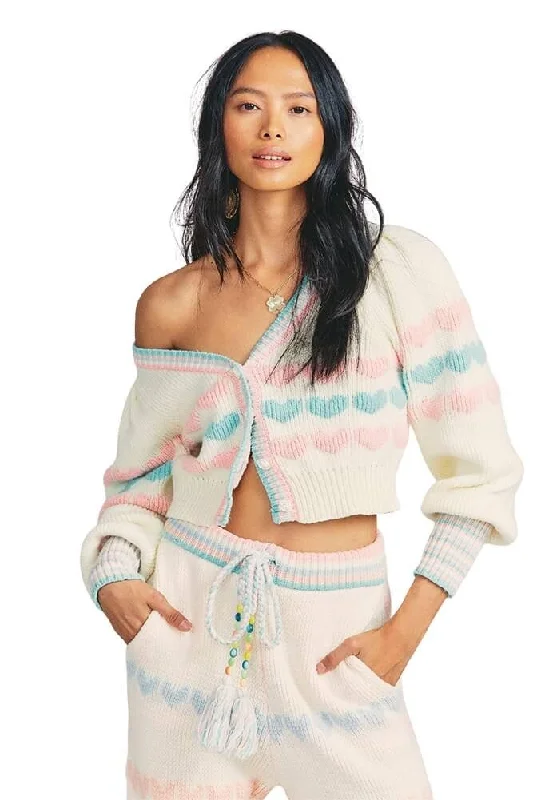 LoveShackFancy Buena Cropped Cardigan