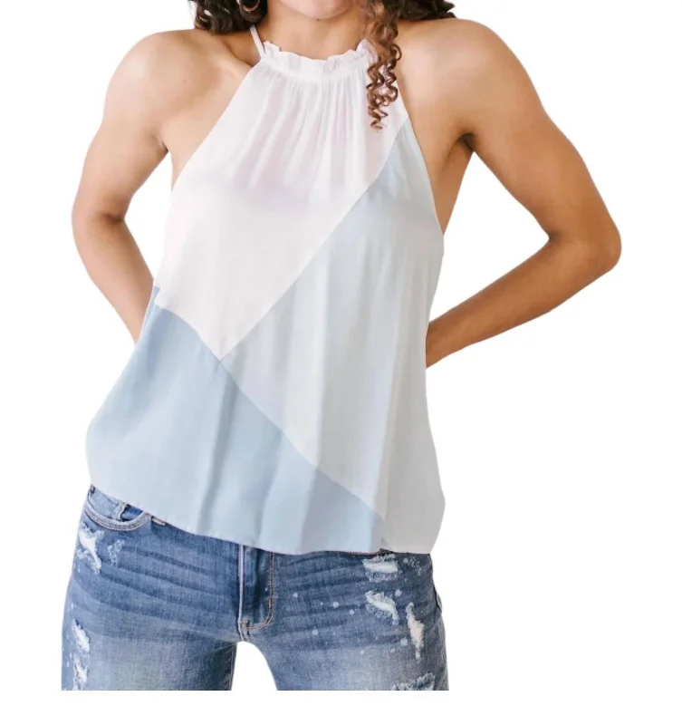 Modern Tank Shirt In White