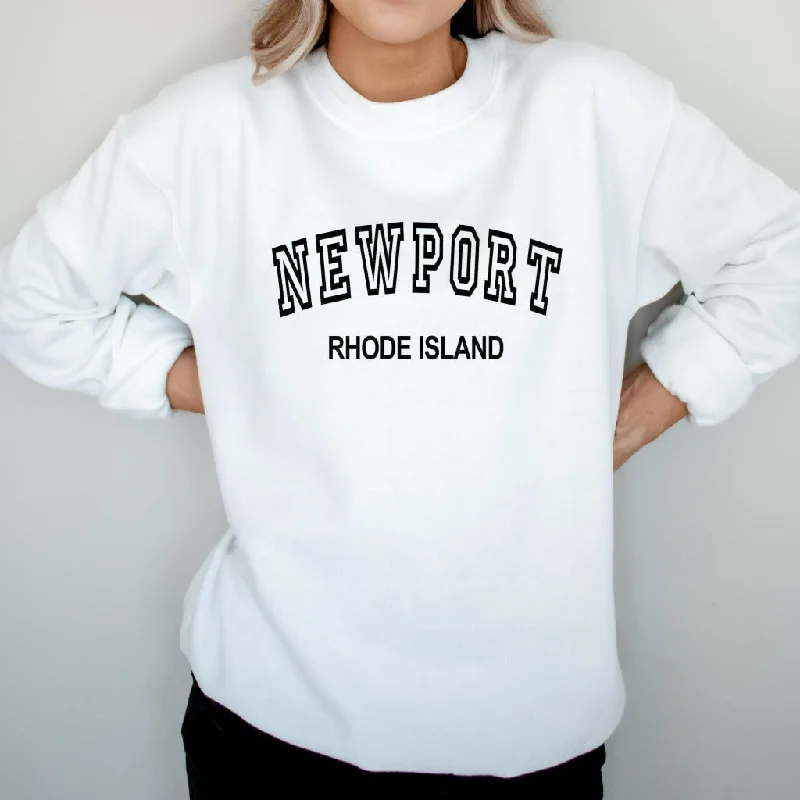 Newport Rhode Island Crewneck Sweatshirt, Unisex RI Sweatshirt, Rhode Island Gift