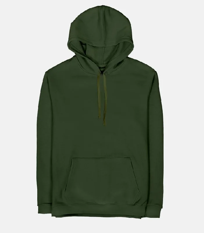 Basic - Army Green  | Unisex Adult Hoodie