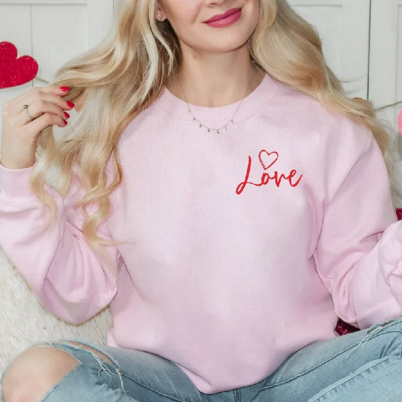 Love Sweatshirt, Xoxo Crewneck, Valentines Day Shirt For Women, Cute Valentines Day Gift for Her