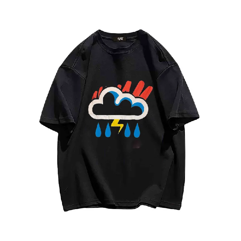 “Weather niche print” T-shirt