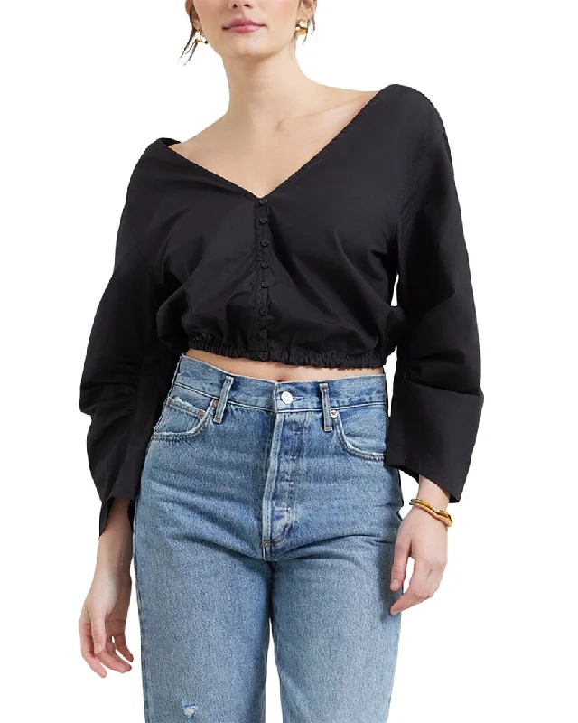 Modern Citizen Baba Reversible Cropped Blouse