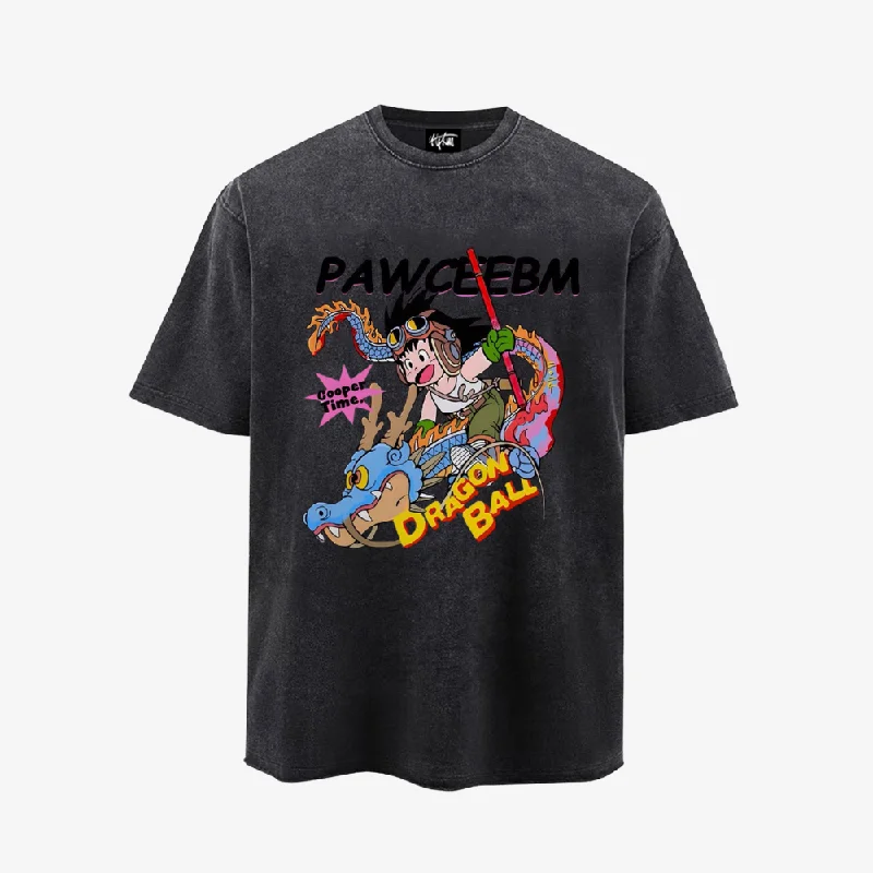 “American style Goku riding a dragon niche trend” T-shirt