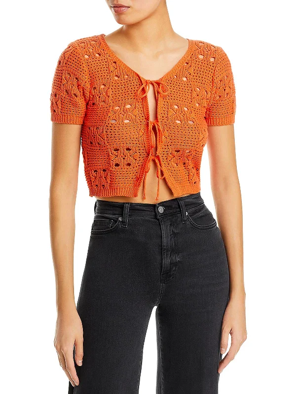 Womens Crochet Cropped