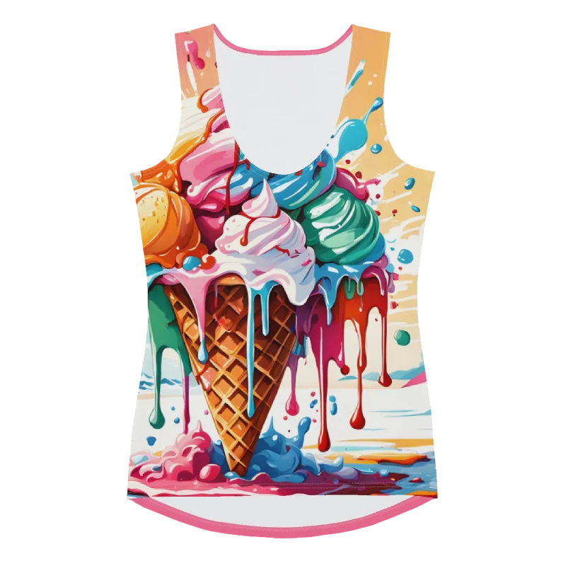 "Eat Me Baby" Collection - Designer Long Tank Top