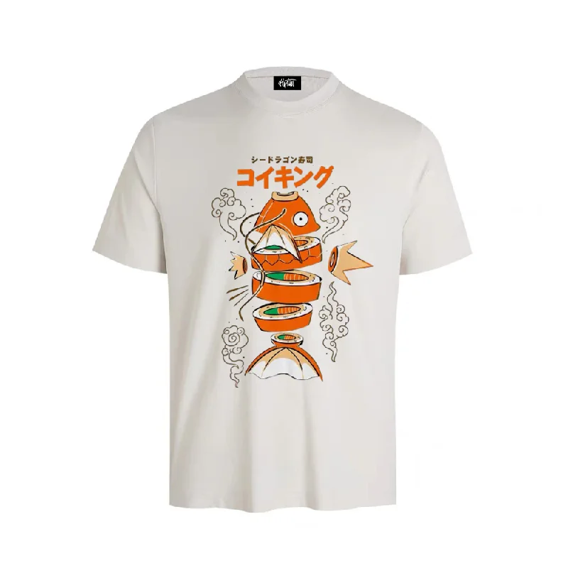 “Japanese retro king carp sashimi sushi” T-shirt