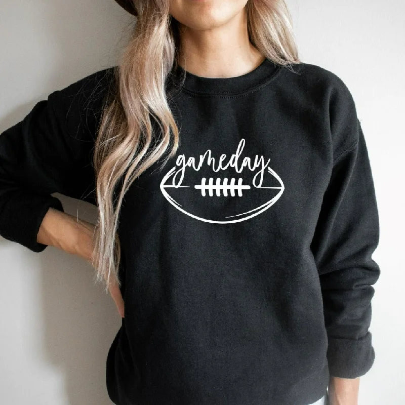 Football Gameday Crewneck Sweatshirt, Football Mom Shirt, Gift for Football Mom, Fan Shirts