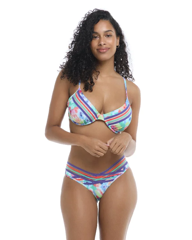 Posy Solo D-F Cup Bikini Top - Multi