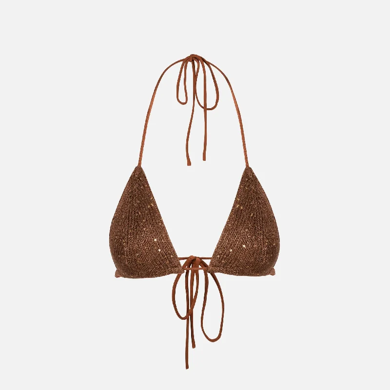 Asta Resort Lio Bikini Top - Coco Sequin