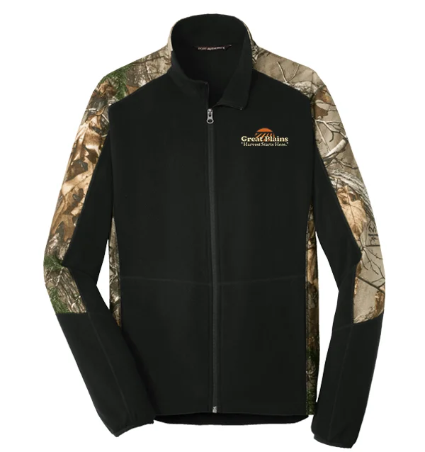 Camouflage Microfleece Full-Zip Jacket