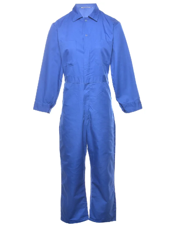 Zip Through Workwear Boiler Suit - S