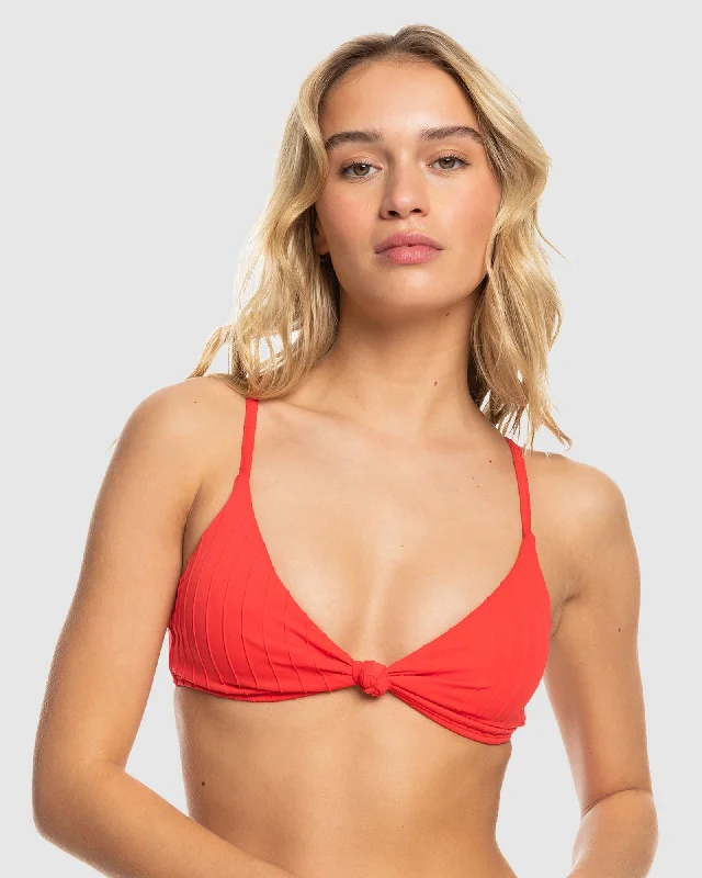 Womens Roxy Love The Surf Knot Bikini Top