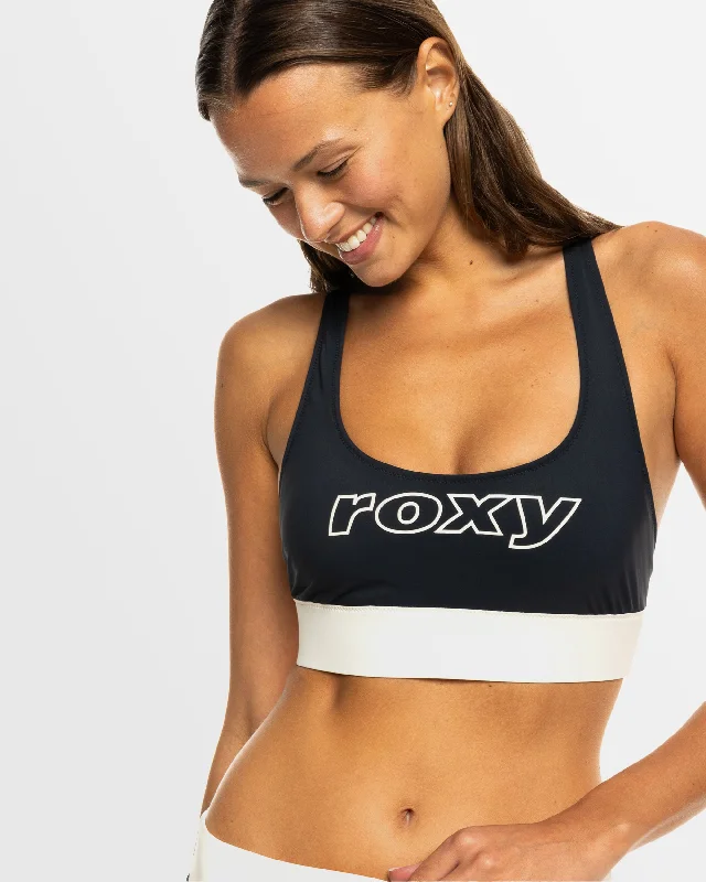 Womens Roxy Active Full Coverage Bikini Top