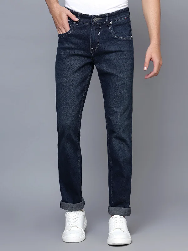 Men's Ultra Narrow fit Light Fade Indigo Blue  Jeans