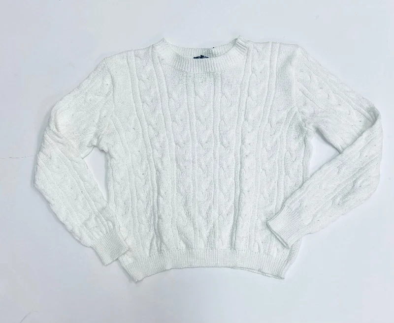 Off White Cable Knit FBZ Sweater