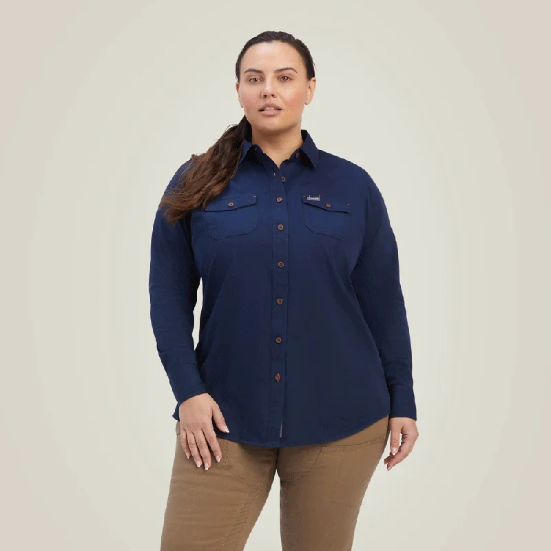 Ariat P20340 Womens Rebar Washed Twill Work Shirt