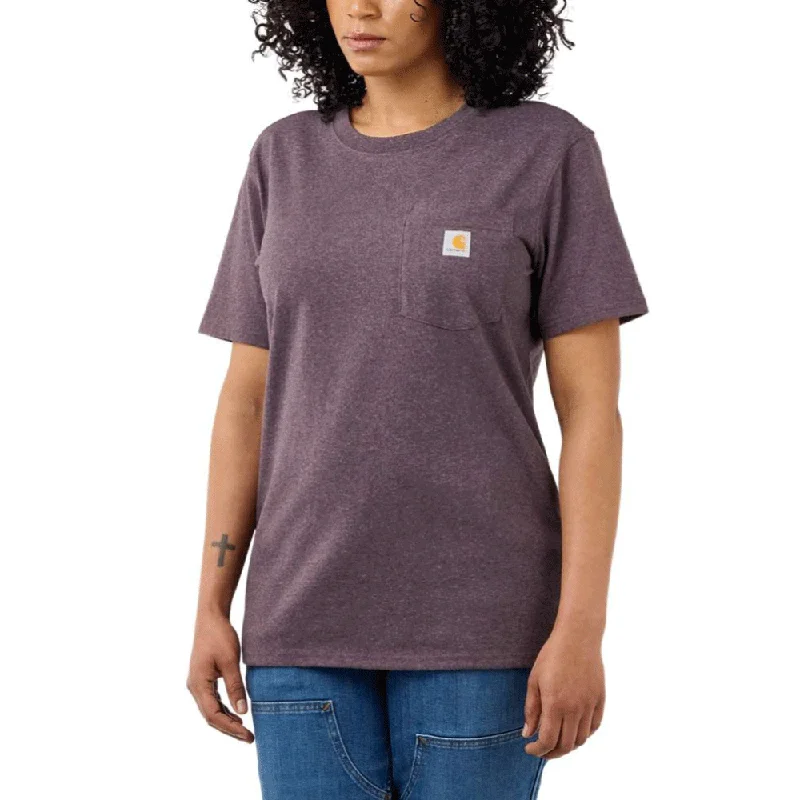 Carhartt 103067 Women's Loose Fit Heavyweight Short Sleeve K87 Pocket T-Shirt