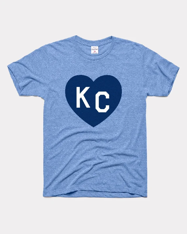 Vintage Blue KC Heart