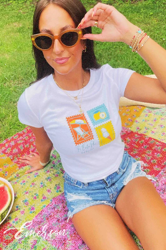 Pi Beta Phi Italian Summer Coast Bid Day Tee