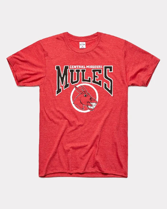 University Of Central Missouri Mules Vintage Red T-Shirt