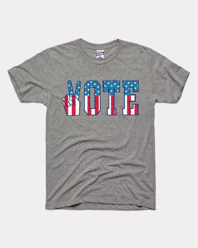 USA Vote Vintage Grey T-Shirt