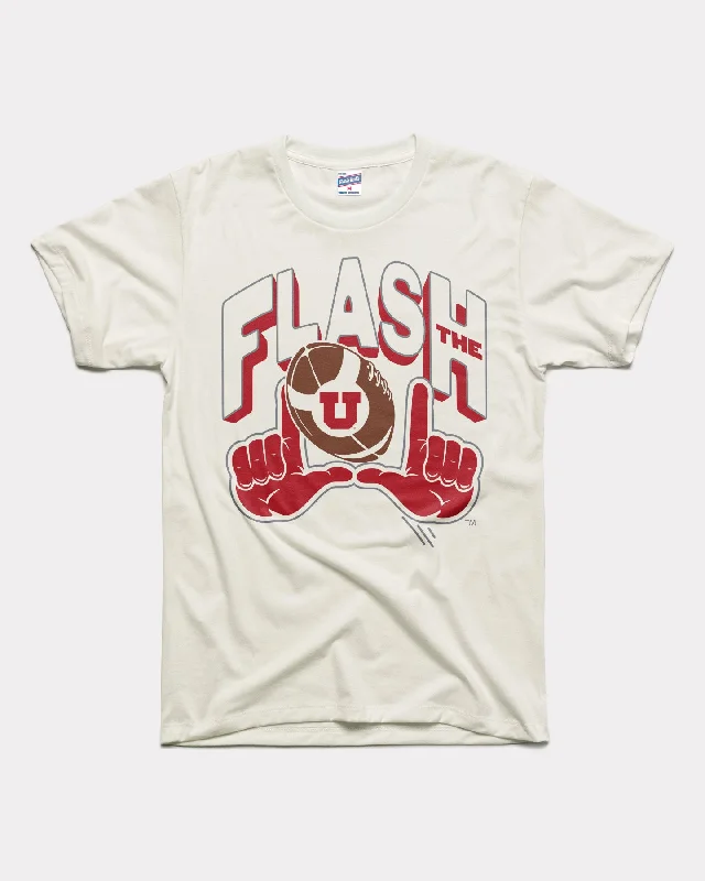 Utah Utes Flash the U White T-Shirt