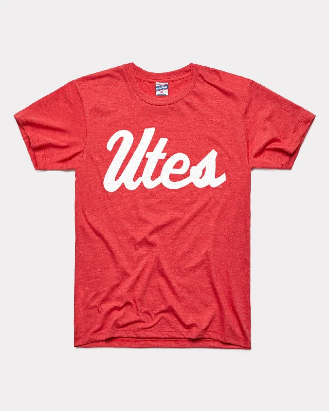 Utah Utes Script Red T-Shirt